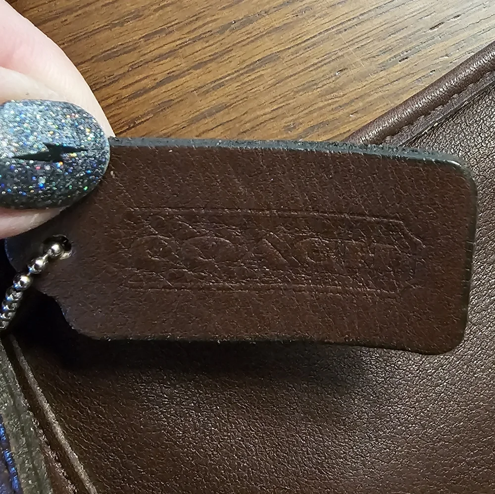 Coach Vintage Slim Hippie Flap Saddle Bag Brown 80D-9135 - Picture 6 of 14